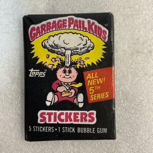 Vintage Topps Garbage Pail Kids Original Series 5 1986 Factory Sealed Wax Pack